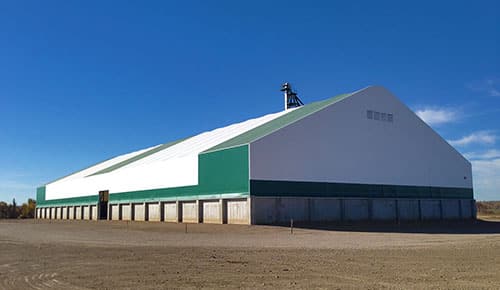 GNB Global fertilizer production facility fabric building
