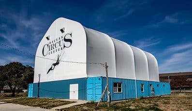 GNB Global Dallas Circus Center tension fabric building service