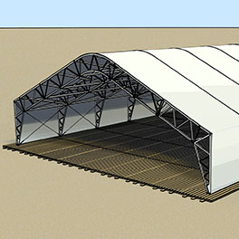 GNB Global tension fabric building foundations rig mats